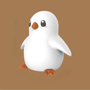 Cute Silicone Night Light Penguin Bedside Sleeping Lights Touch Dimmable Rechargeable Ambient Children's Bedroom Lights